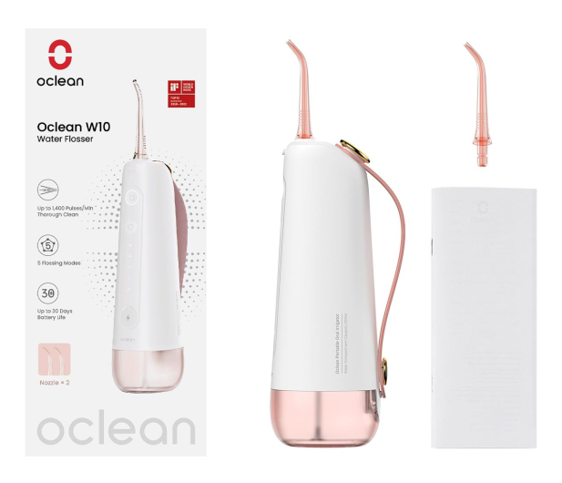 Oclean Irygator W10 różowy - 1036490 - zdjęcie